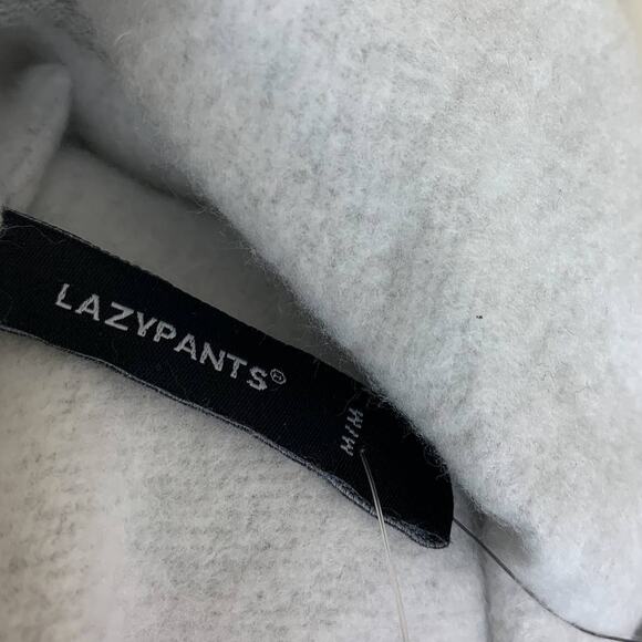 LazyPants Hoodie M Sweatshirt Gray Cooper NWT - Picture 6 of 9